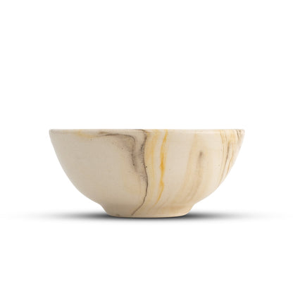 Bascuda Mocha Handmade Ceramic Snack and Dip Bowl 8cm